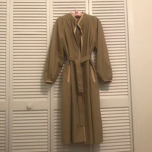 Reduced-RAINCHEETAS Vintage Khaki Raincoat EUC
